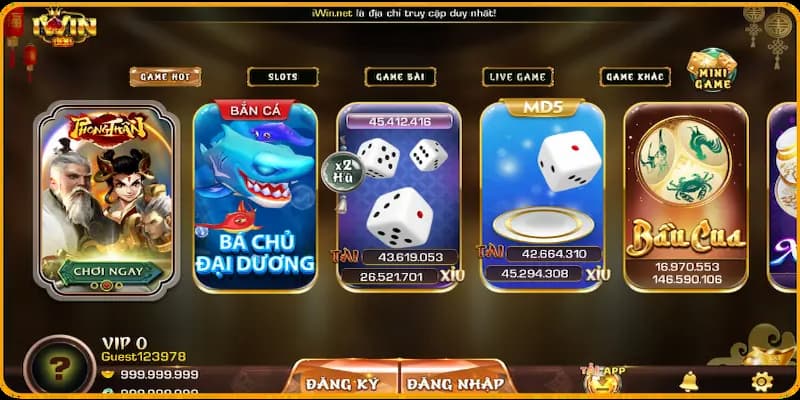 Những lợi ích khi trải nghiệm tại IWIN